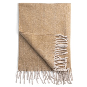 Plaid 127x152cm CAMEL Coco Maison Ocre