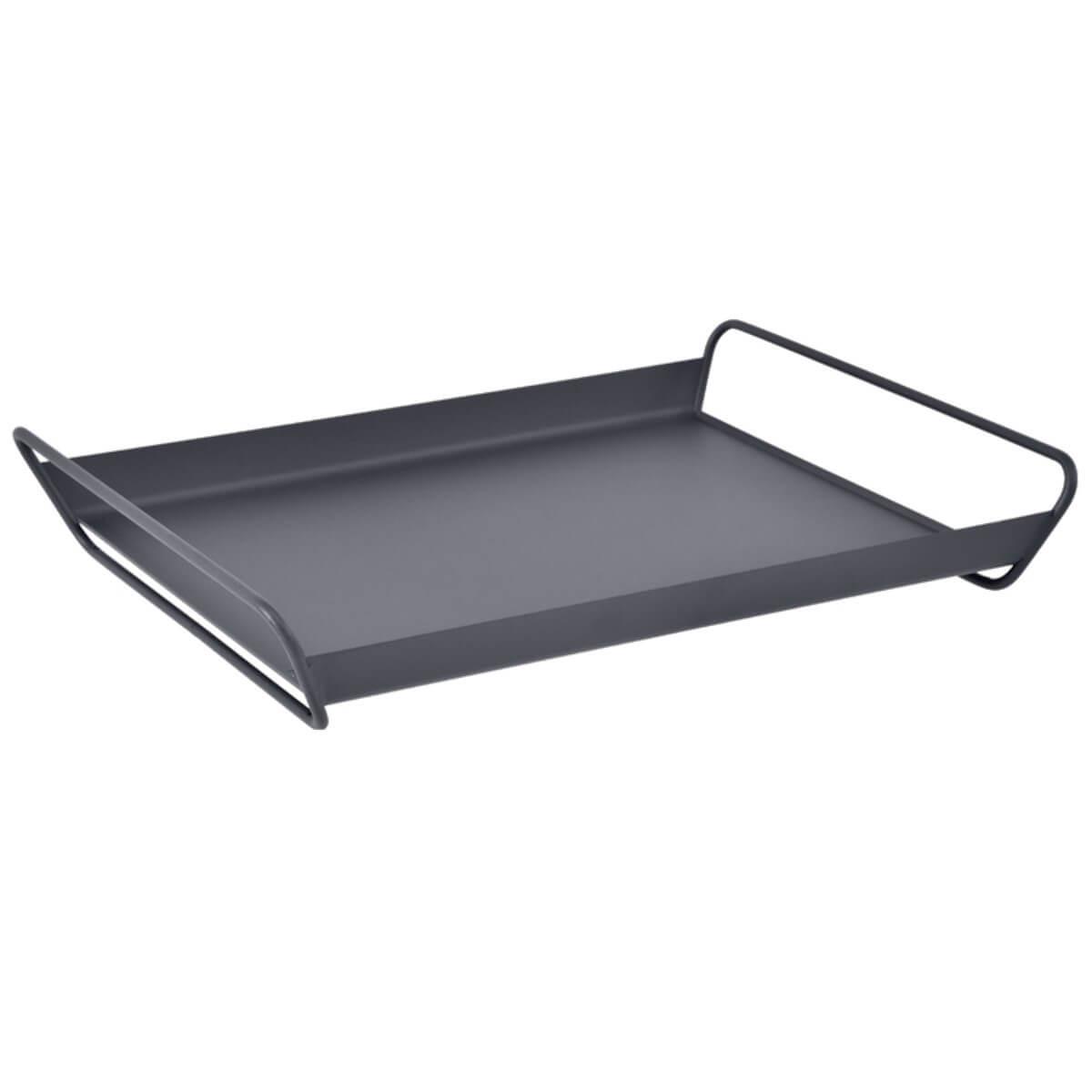 Plateau 53x38,5cm ALTO Fermob carbone