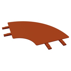 Plateau de jonction - en angle BOLDER Fermob orange confite