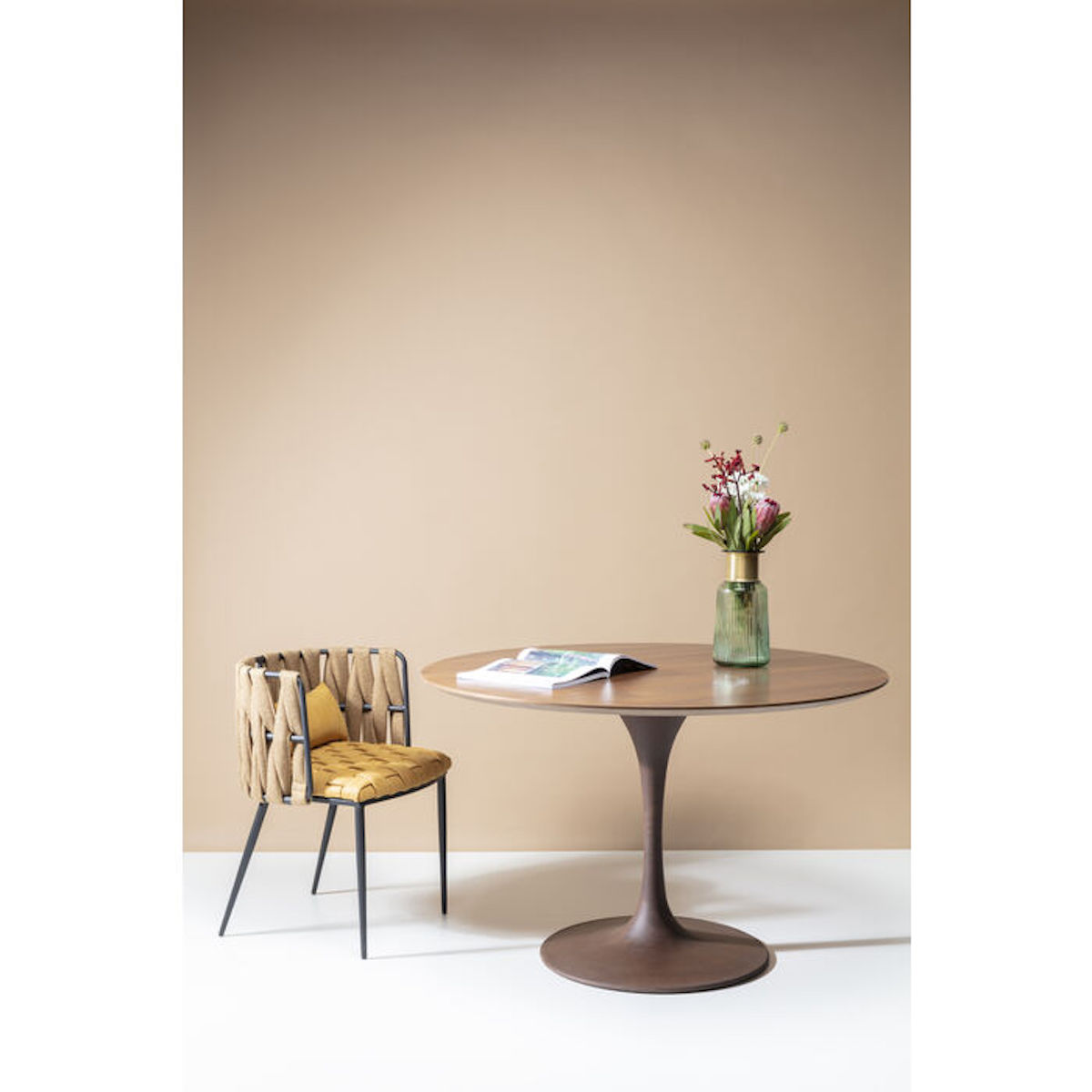 Plateau de table 120cm INVITATION Kare Design noyer
