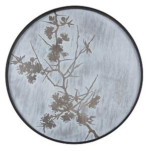 Plateau rond 48cm S CLASSICS Ethnicraft Blossom wooden