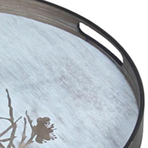 Plateau rond 48cm S CLASSICS Ethnicraft Blossom wooden