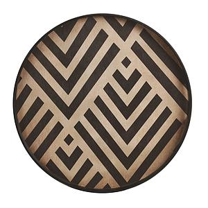 Plateau rond 48cm S CLASSICS Ethnicraft Blossom wooden