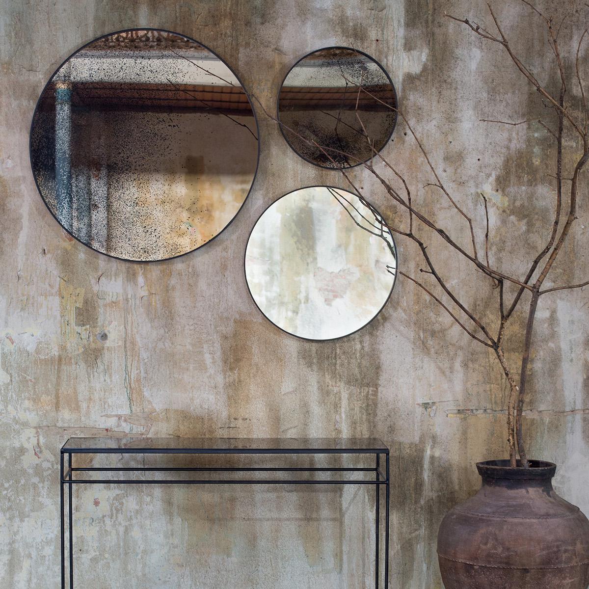 Plateau rond 48cm S CLASSICS Ethnicraft Bronze mirror