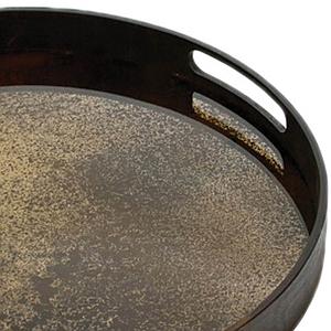 Plateau rond 48cm S CLASSICS Ethnicraft Bronze mirror