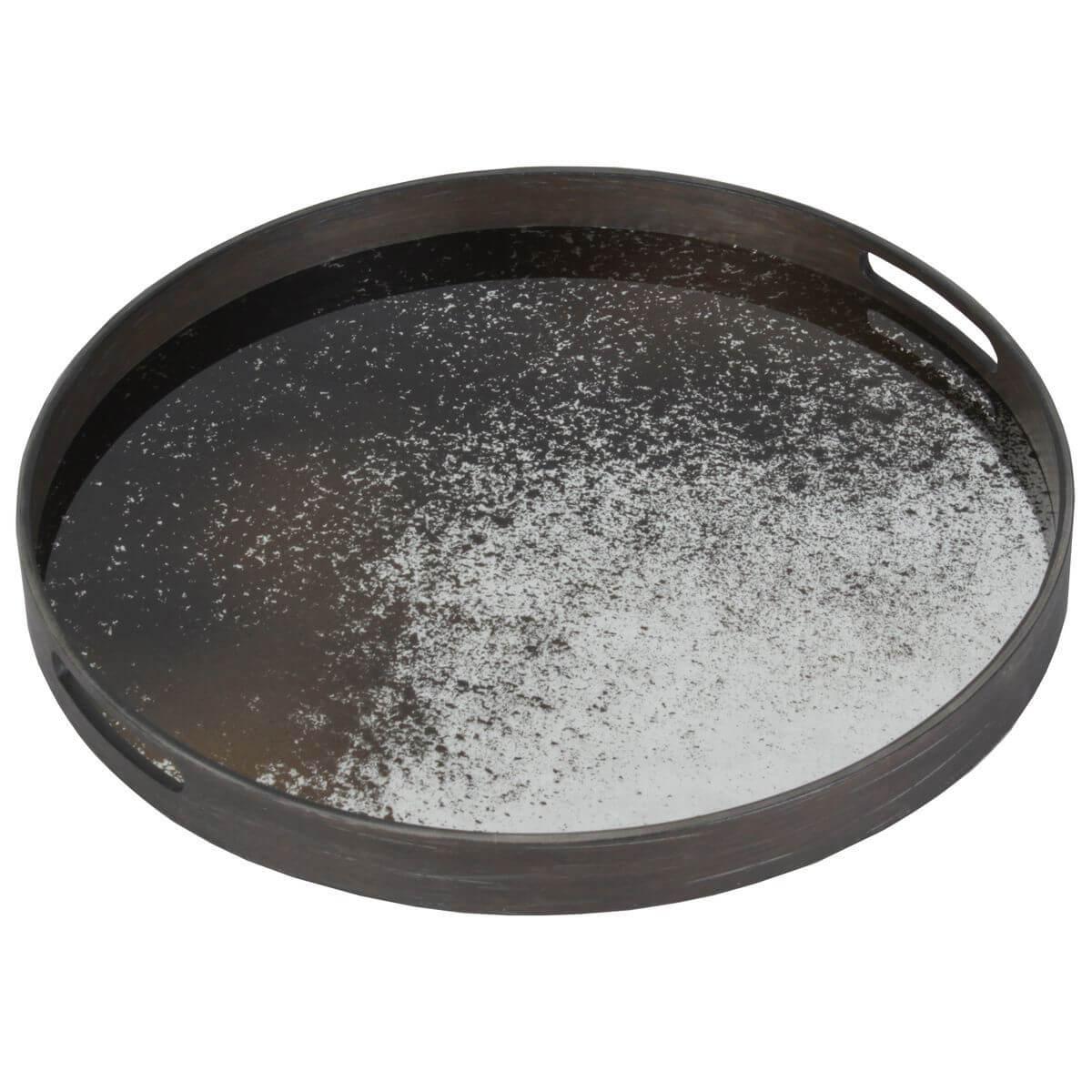 Plateau rond 48cm S CLASSICS Ethnicraft Clear mirror