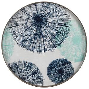 Plateau rond 48cm S OCEAN BLUE Ethnicraft Umbrellas glass