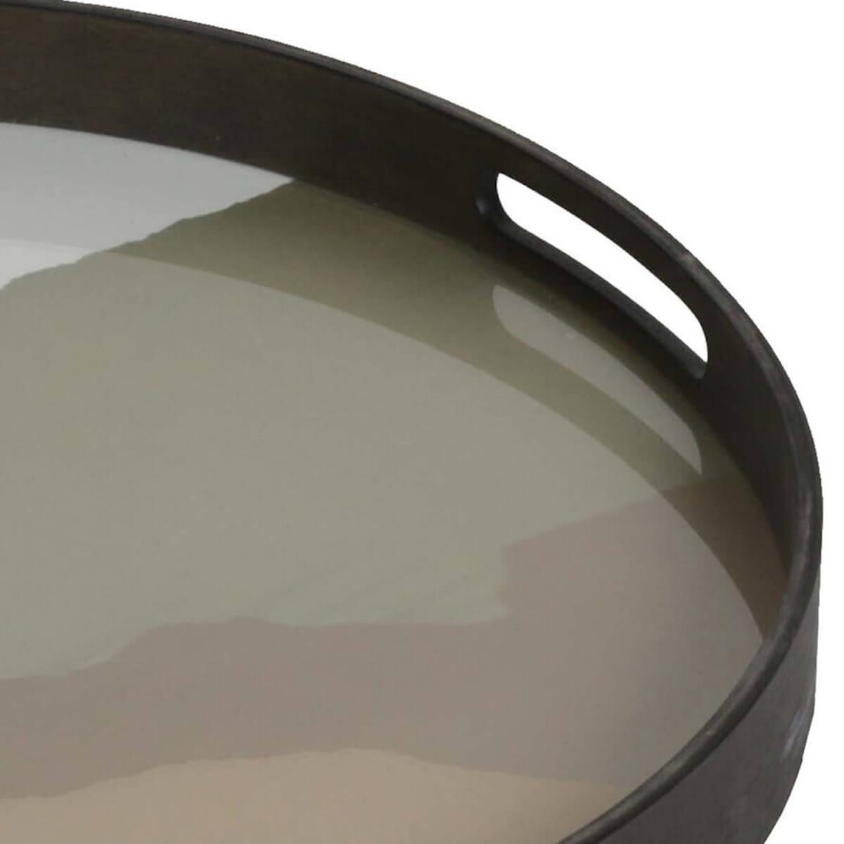 Plateau rond 48cm S WABI SABI Ethnicraft sand glass