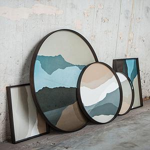 Plateau rond 48cm S WABI SABI Ethnicraft sand glass