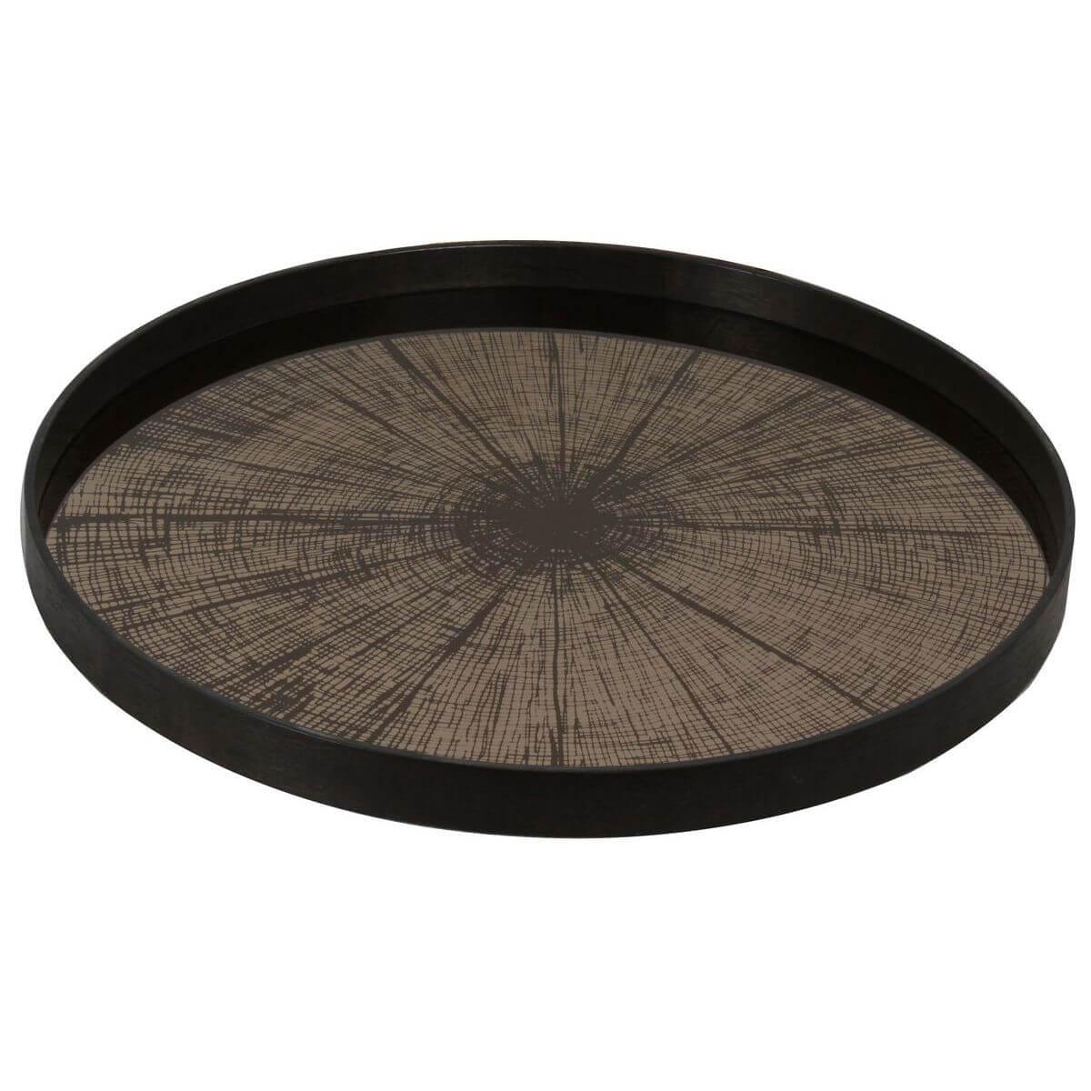 Plateau rond 61cm L CLASSICS Ethnicraft Bronze Slice mirror