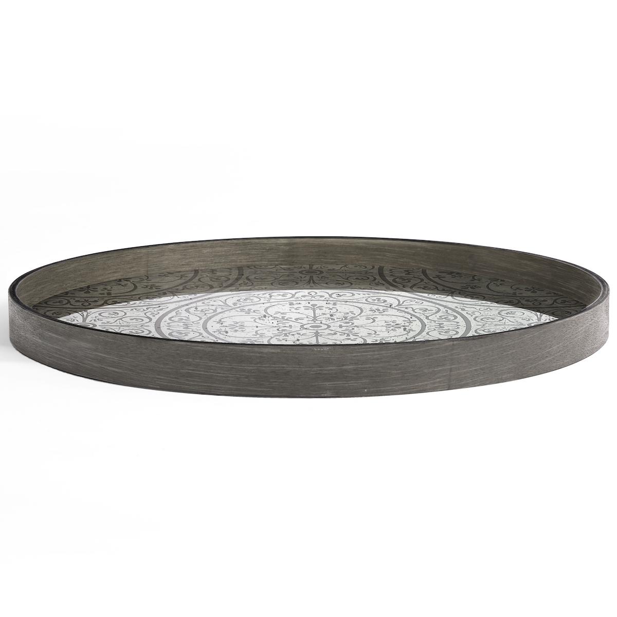Plateau rond 61cm L CLASSICS Ethnicraft Moroccan Frost mirror