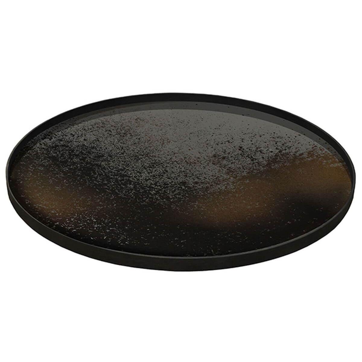 Plateau rond 92cm XL CLASSICS Ethnicraft Bronze mirror