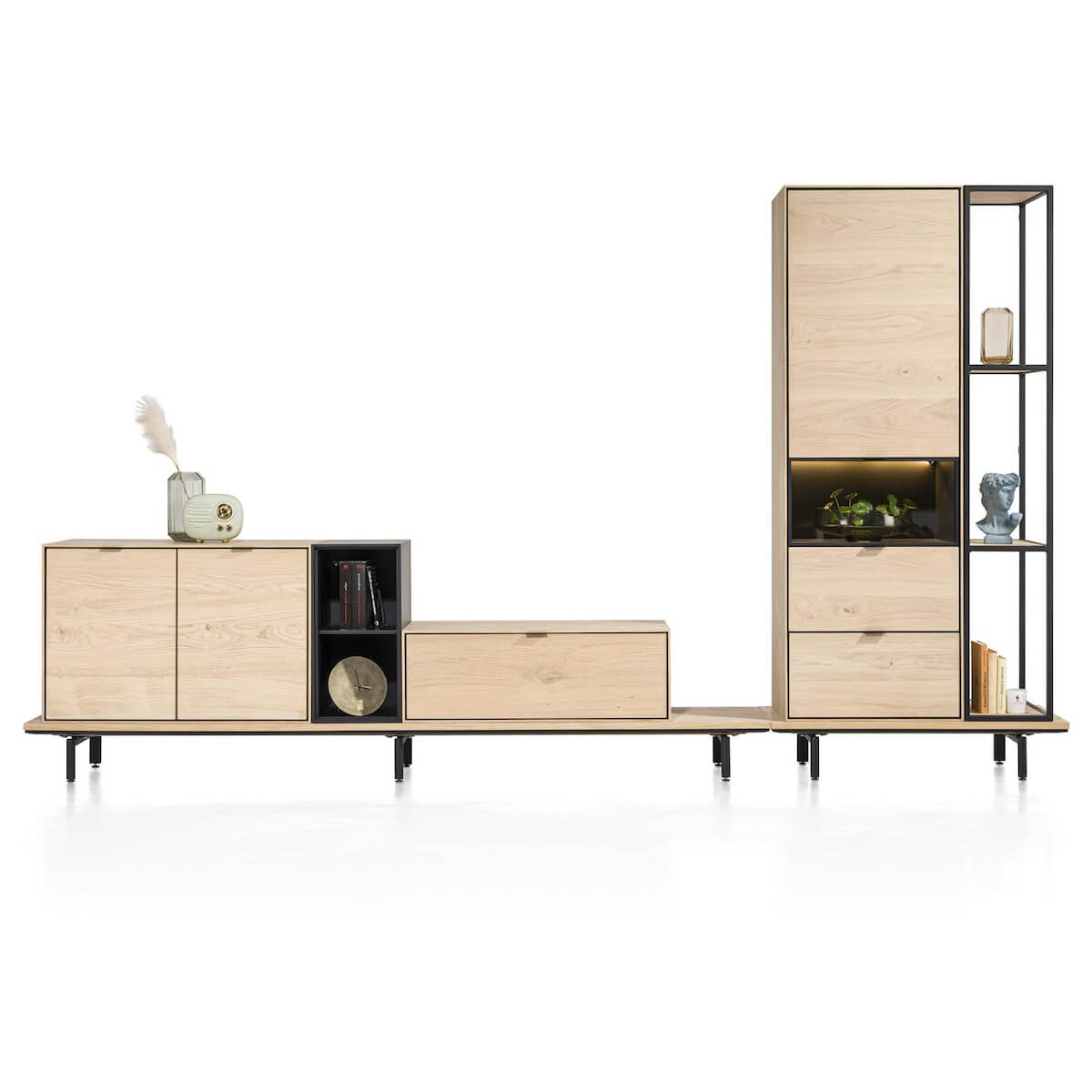 Plateforme 250cm ELEMENTS Xooon chêne naturel