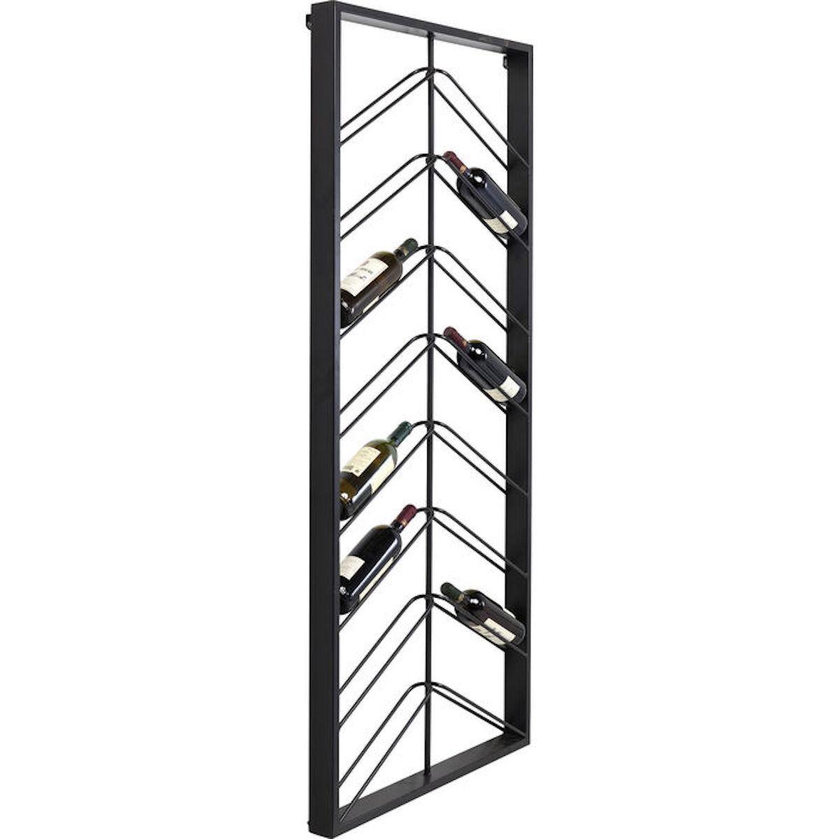 Porte-bouteilles mural Bistro double 160cm Kare Design