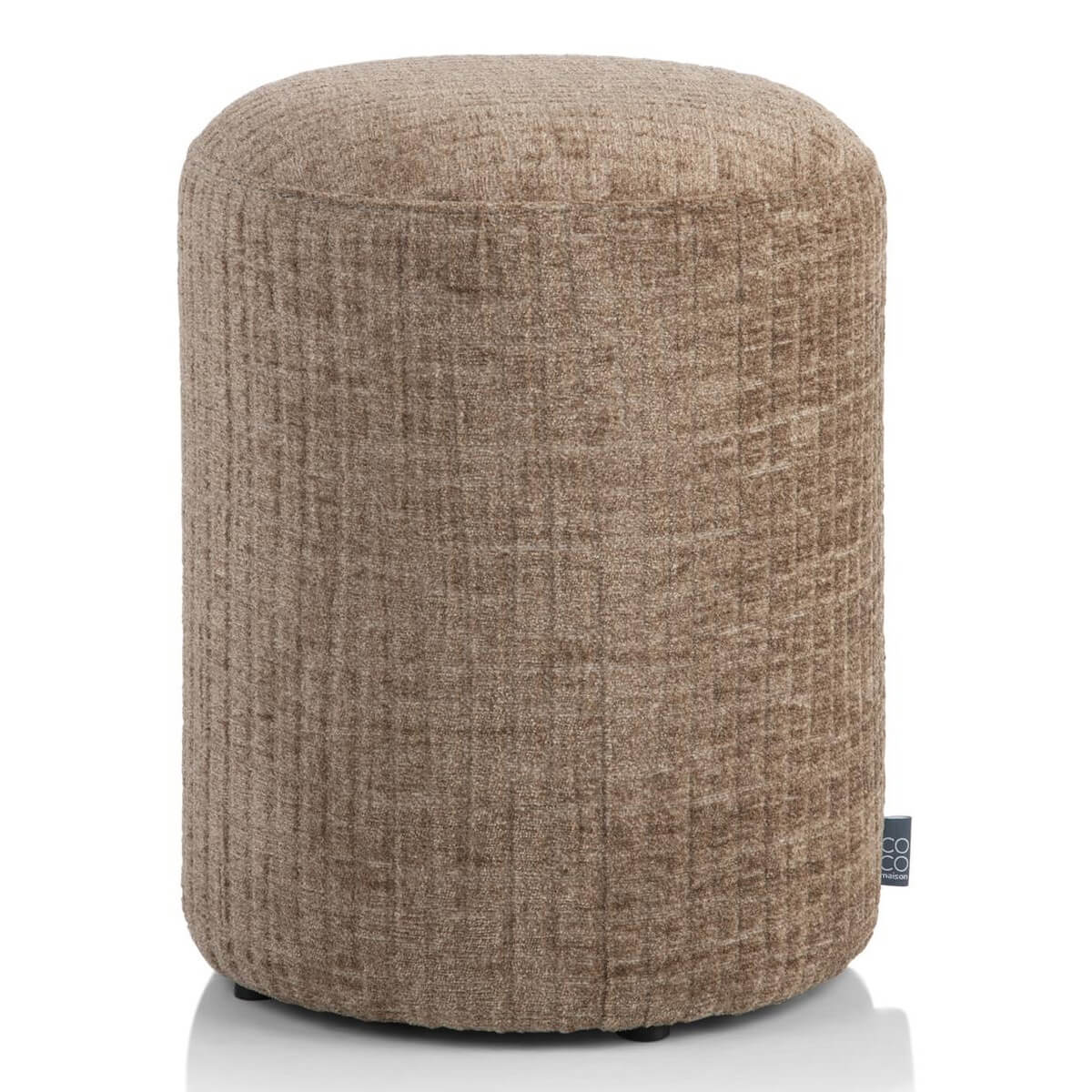 Pouf 45cm KRISTY Beige Coco Maison