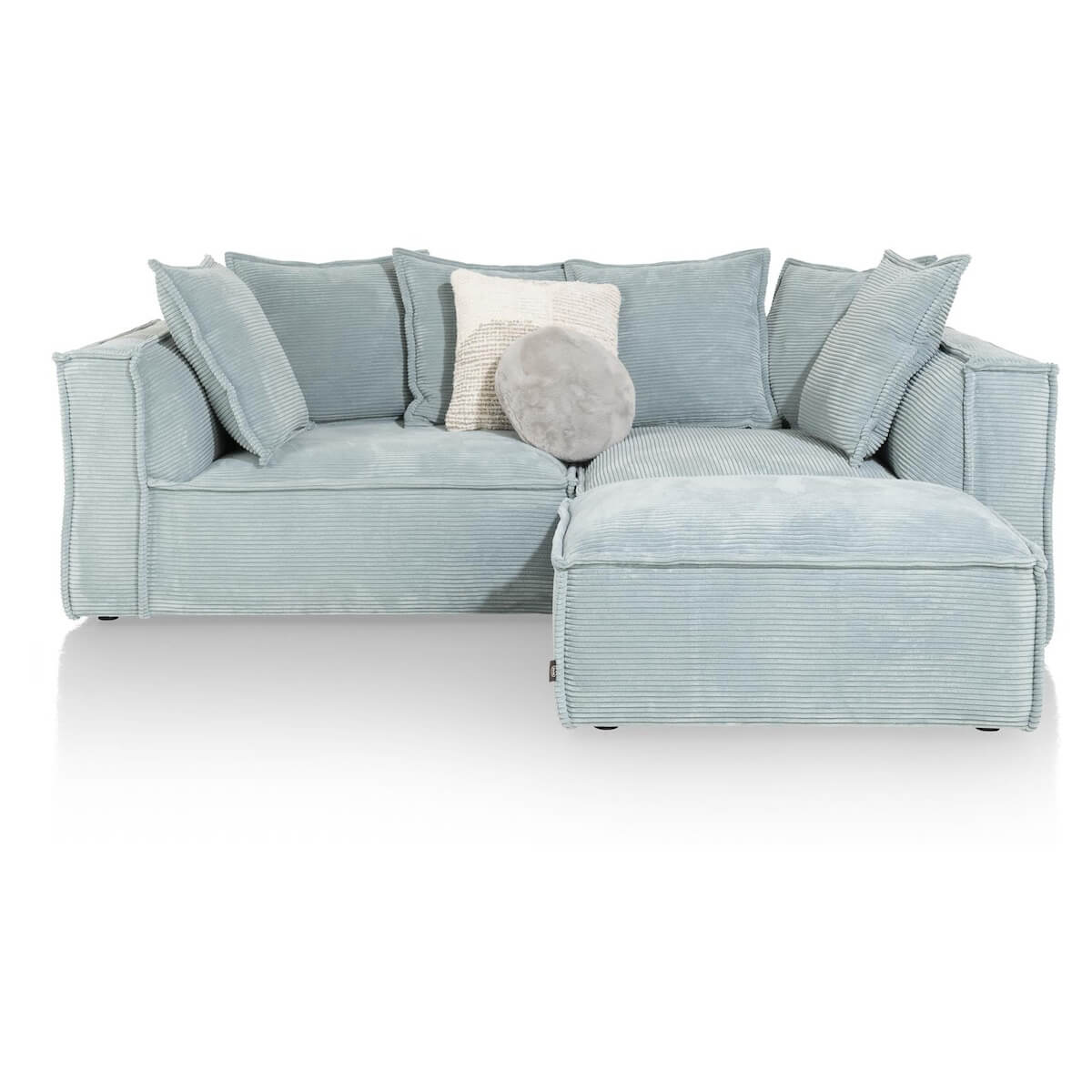 Pouf BAYONNE Henders & Hazel Gr.0 Rivas / bleu clair