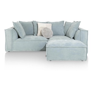 Pouf BAYONNE Henders & Hazel Gr.0 Rivas / bleu clair