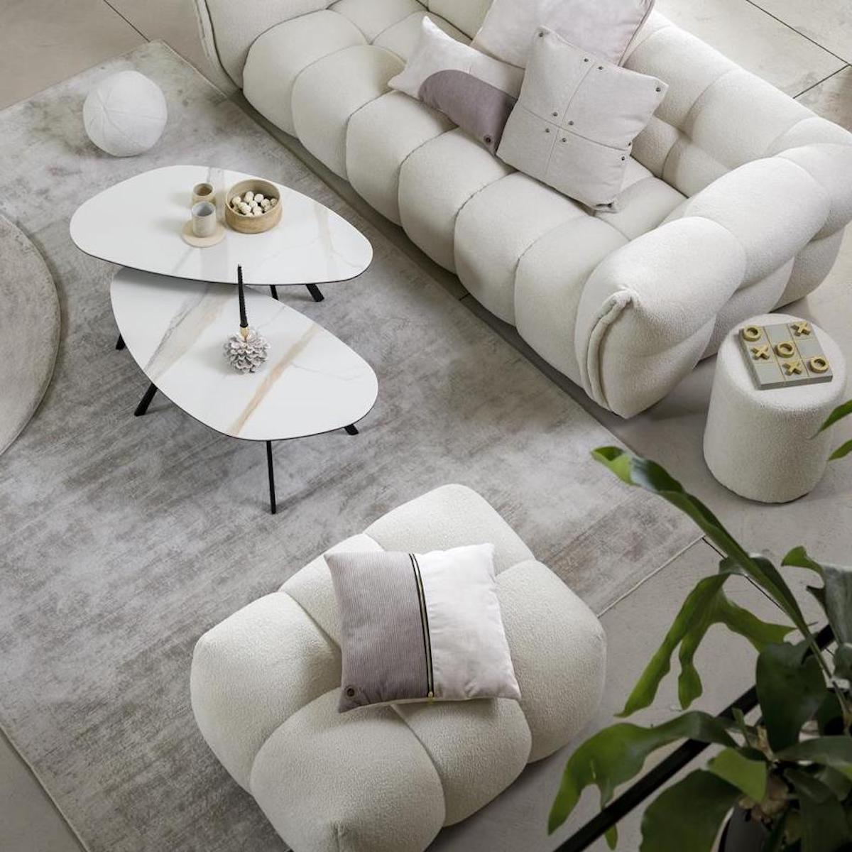 Pouf BELLAGIO Xooon AVICCI creme