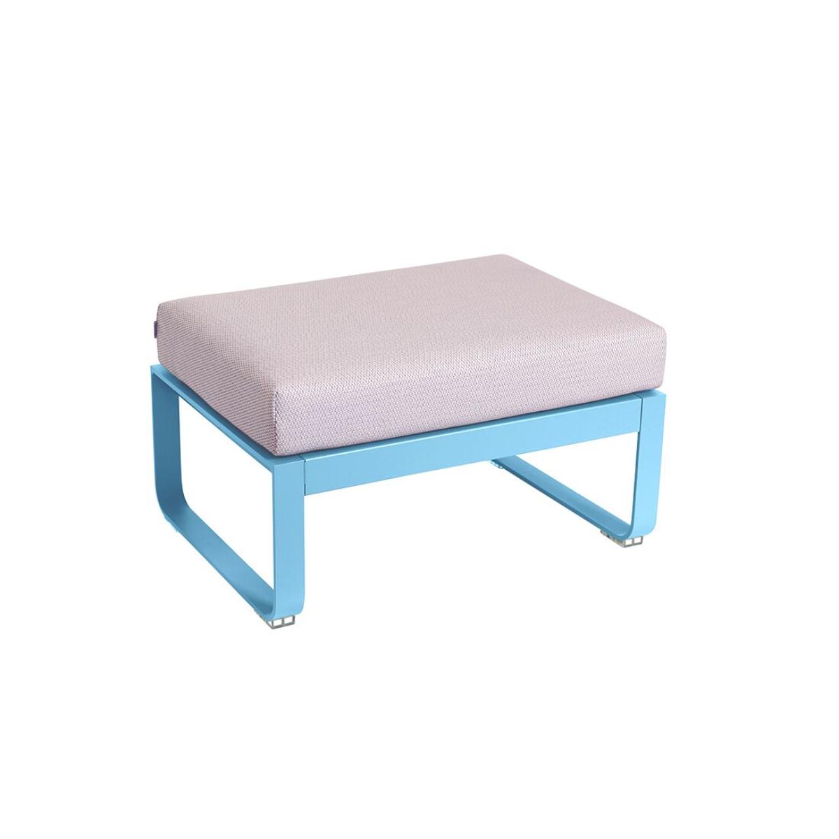 Pouf BELLEVIE Fermob bleu maya-perle 
