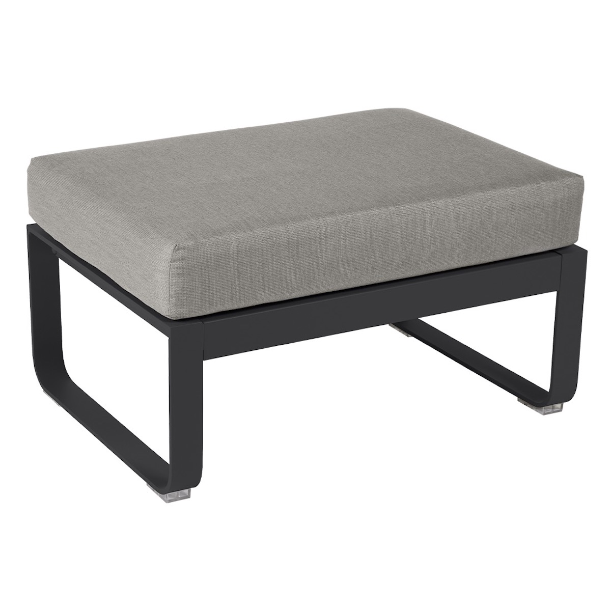 Pouf BELLEVIE Fermob carbone-taupe grisé