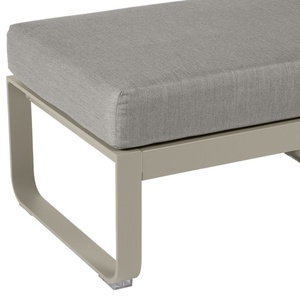 Pouf BELLEVIE Fermob muscade-taupe grisé