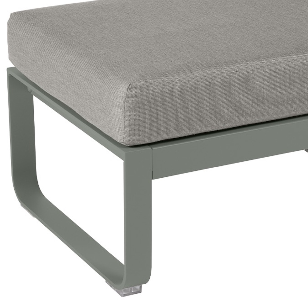 Pouf BELLEVIE Fermob romarin-taupe grisé