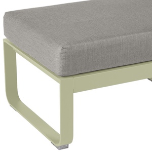 Pouf BELLEVIE Fermob tilleul-taupe grisé