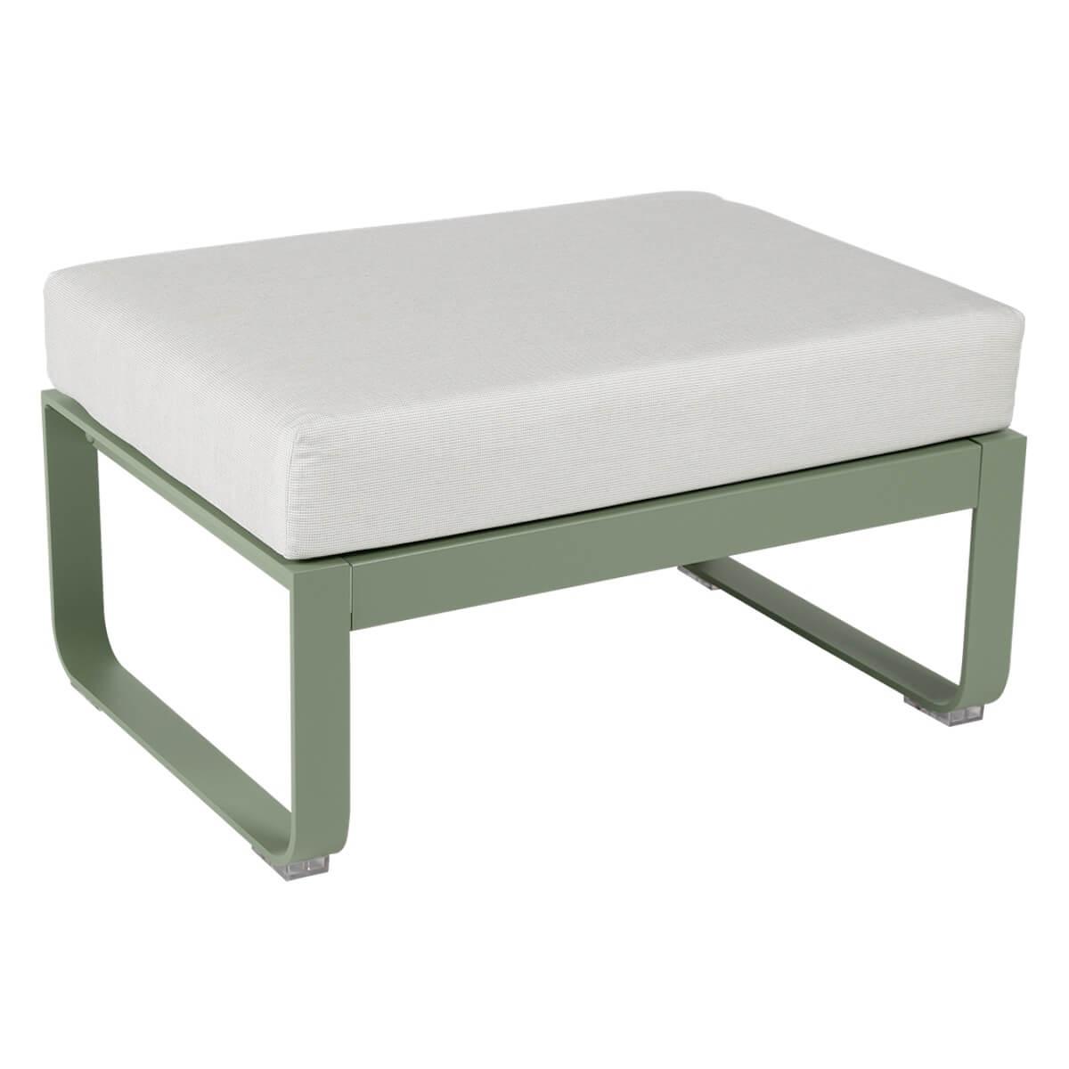 Pouf de jardin BELLEVIE Fermob cactus-Blanc grisé