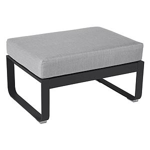 Pouf de jardin BELLEVIE Fermob carbone-Gris flanelle