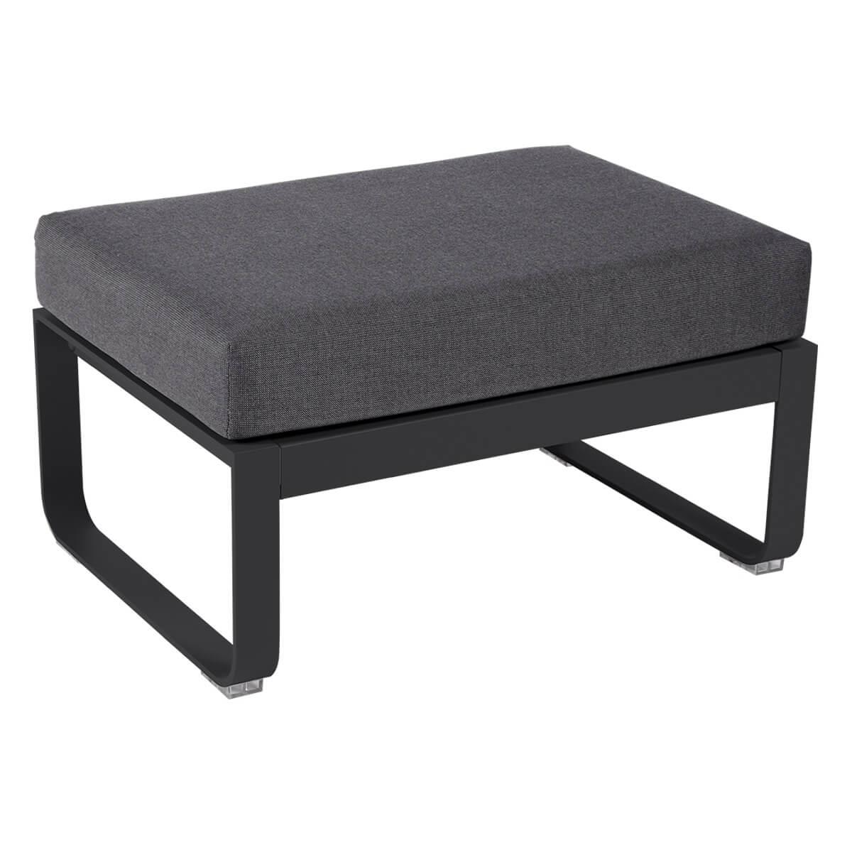 Pouf de jardin BELLEVIE Fermob carbone-Gris graphite