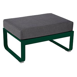 Pouf de jardin BELLEVIE Fermob cèdre-Gris graphite
