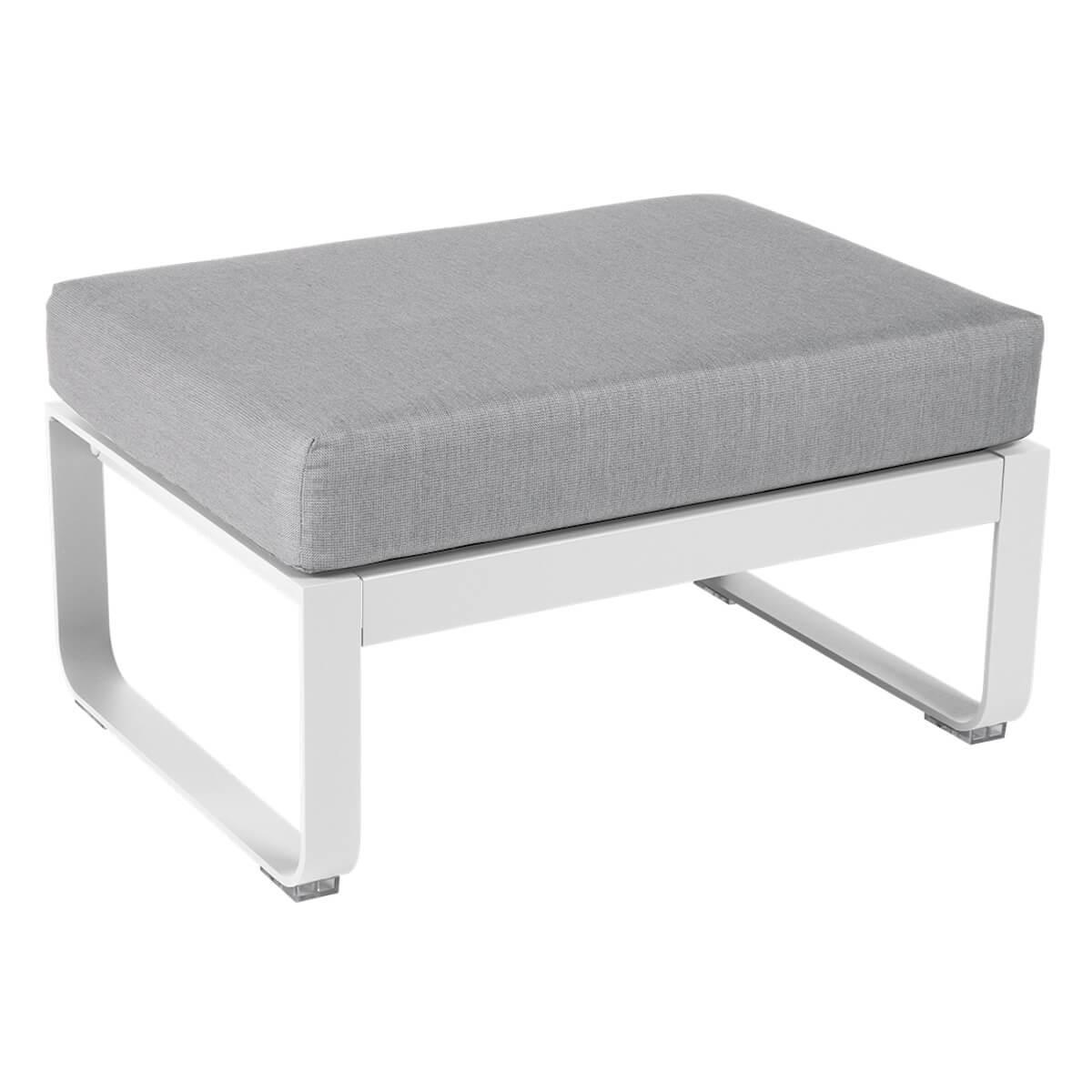 Pouf de jardin BELLEVIE Fermob coton-Gris flanelle