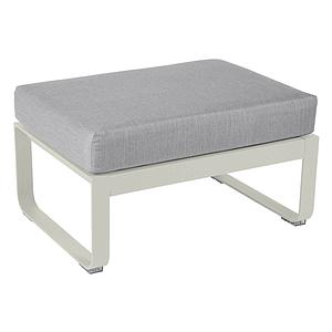 Pouf de jardin BELLEVIE Fermob gris argile-Gris flanelle