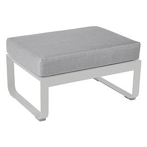 Pouf de jardin BELLEVIE Fermob gris métal-Gris flanelle