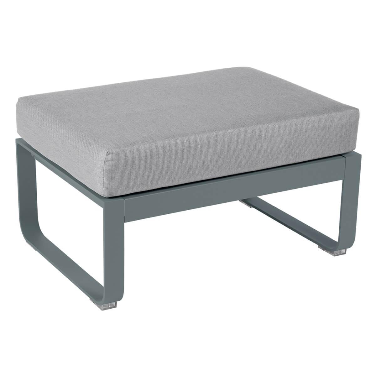 Pouf de jardin BELLEVIE Fermob gris orage-Gris flanelle