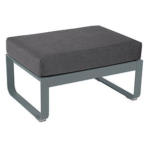 Pouf de jardin BELLEVIE Fermob gris orage-Gris graphite