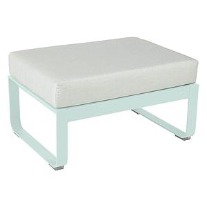 Pouf de jardin BELLEVIE Fermob menthe glaciale-Blanc grisé