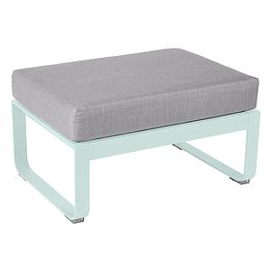 Pouf de jardin BELLEVIE Fermob menthe glaciale-Gris flanelle