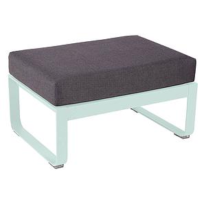 Pouf de jardin BELLEVIE Fermob menthe glaciale-Gris graphite