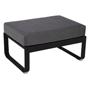 Pouf de jardin BELLEVIE Fermob réglisse-Gris graphite