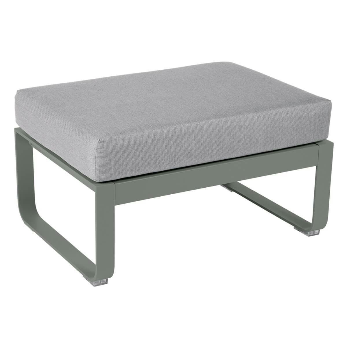 Pouf de jardin BELLEVIE Fermob romarin-Gris flanelle