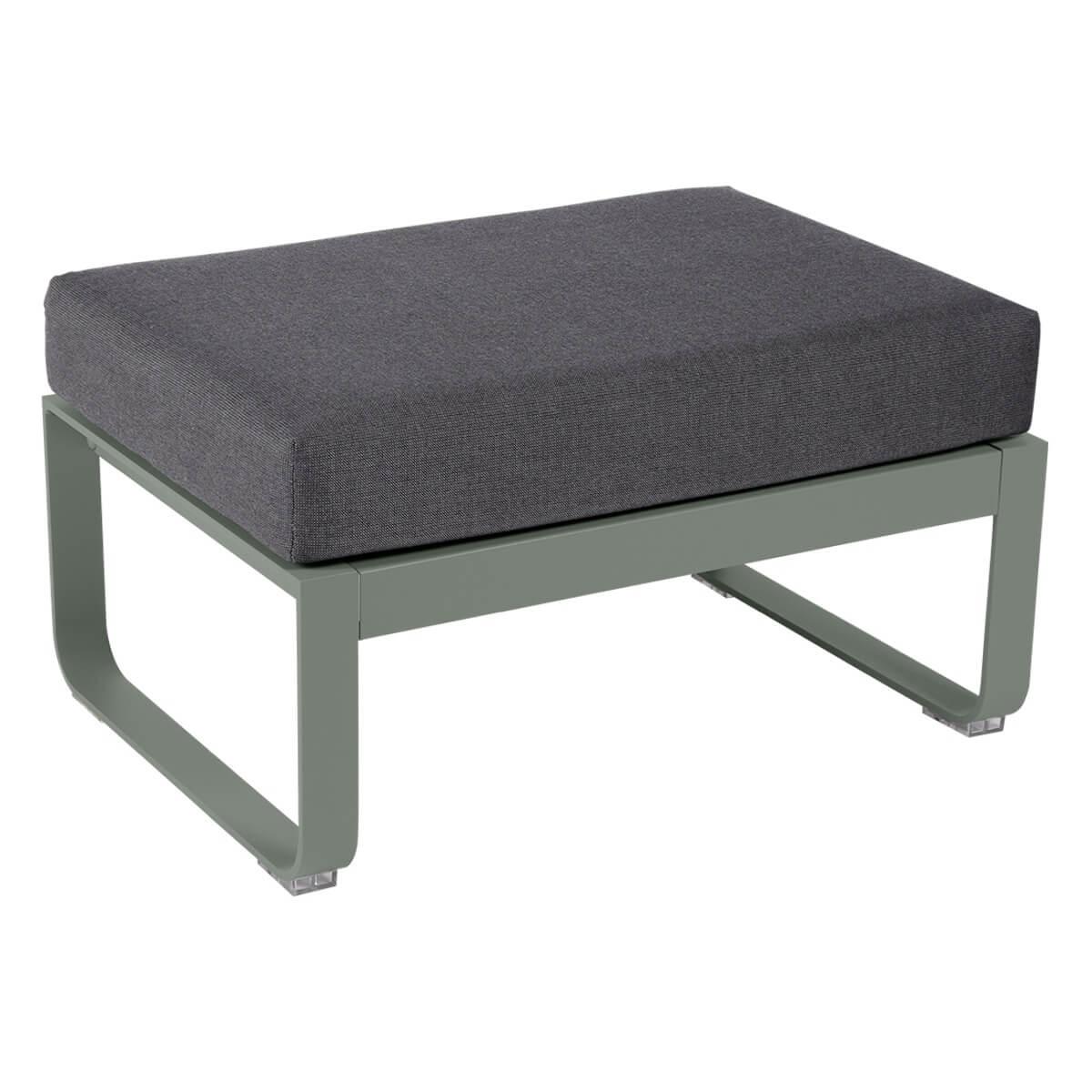 Pouf de jardin BELLEVIE Fermob romarin-Gris graphite