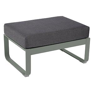 Pouf de jardin BELLEVIE Fermob romarin-Gris graphite