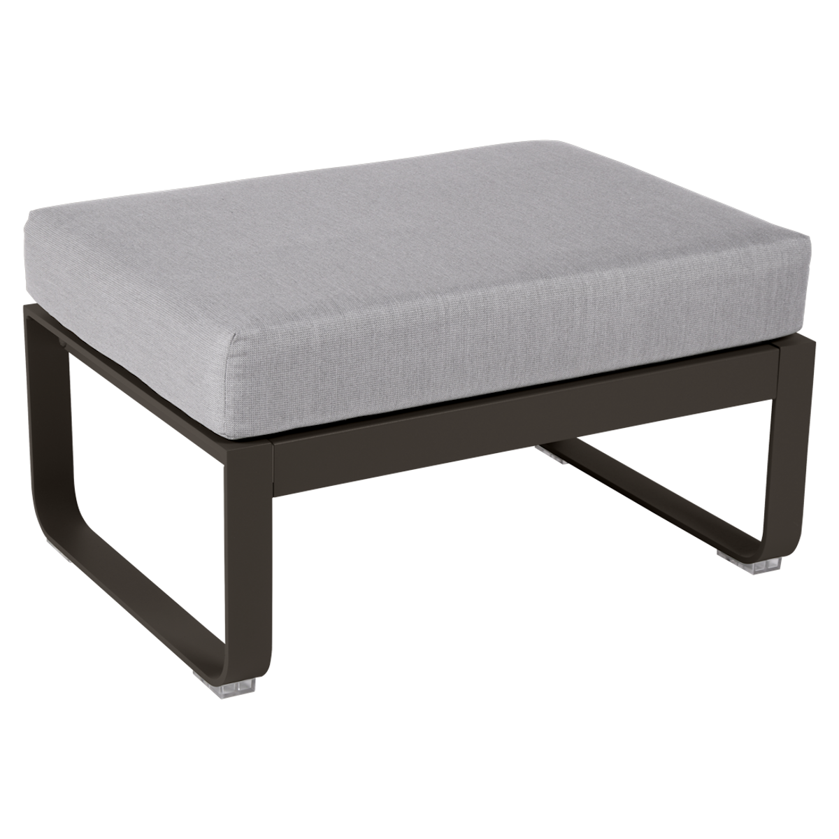 Pouf de jardin BELLEVIE Fermob tonka-gris flanelle
