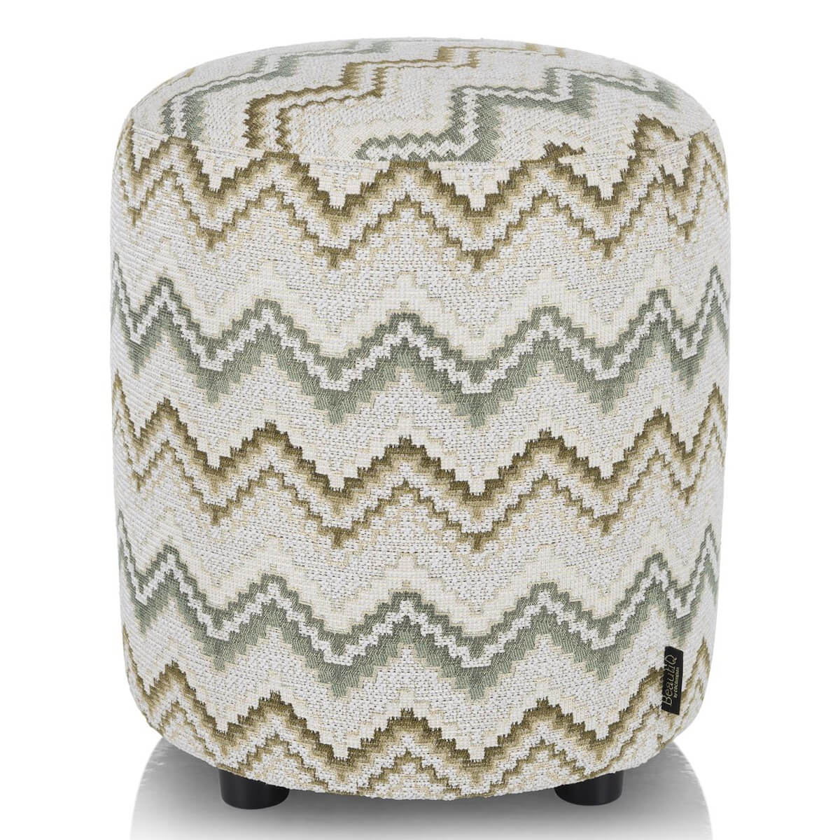 Pouf LUSH rond Coco Maison Olive 