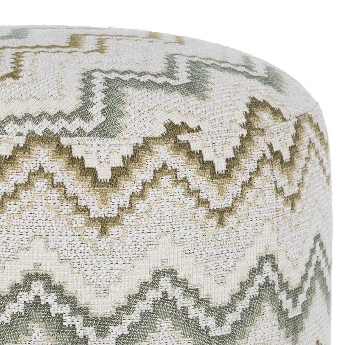 Pouf LUSH rond Coco Maison Olive 