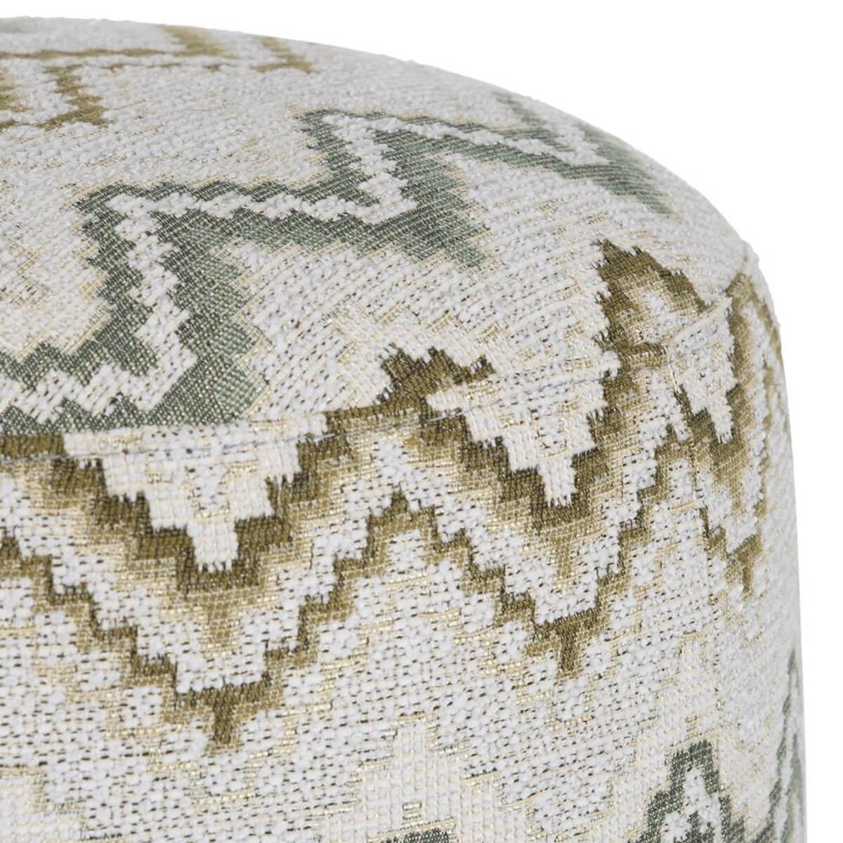 Pouf LUSH rond Coco Maison Olive 