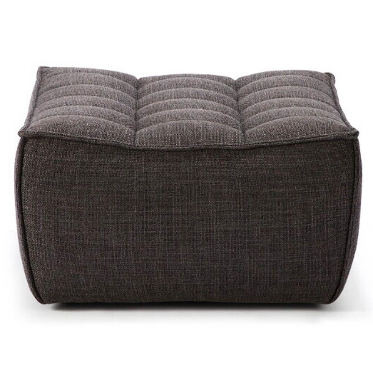 Pouf N701 Ethnicraft Gris Foncé
