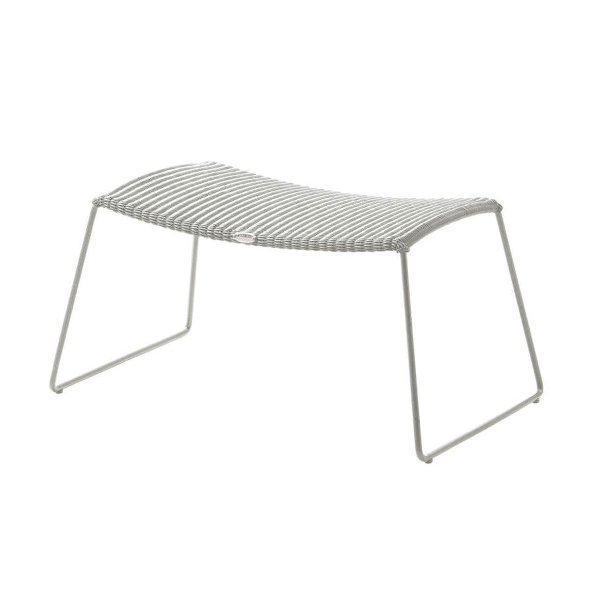 Repose-pied BREEZE Cane-line gris-blanc