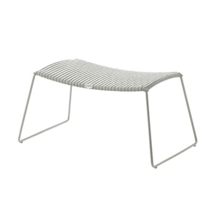 Repose-pied BREEZE Cane-line gris-blanc